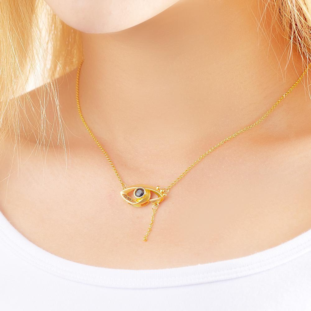 Collana Con Incisione Personalizzata Diamond Eye Regali Unici