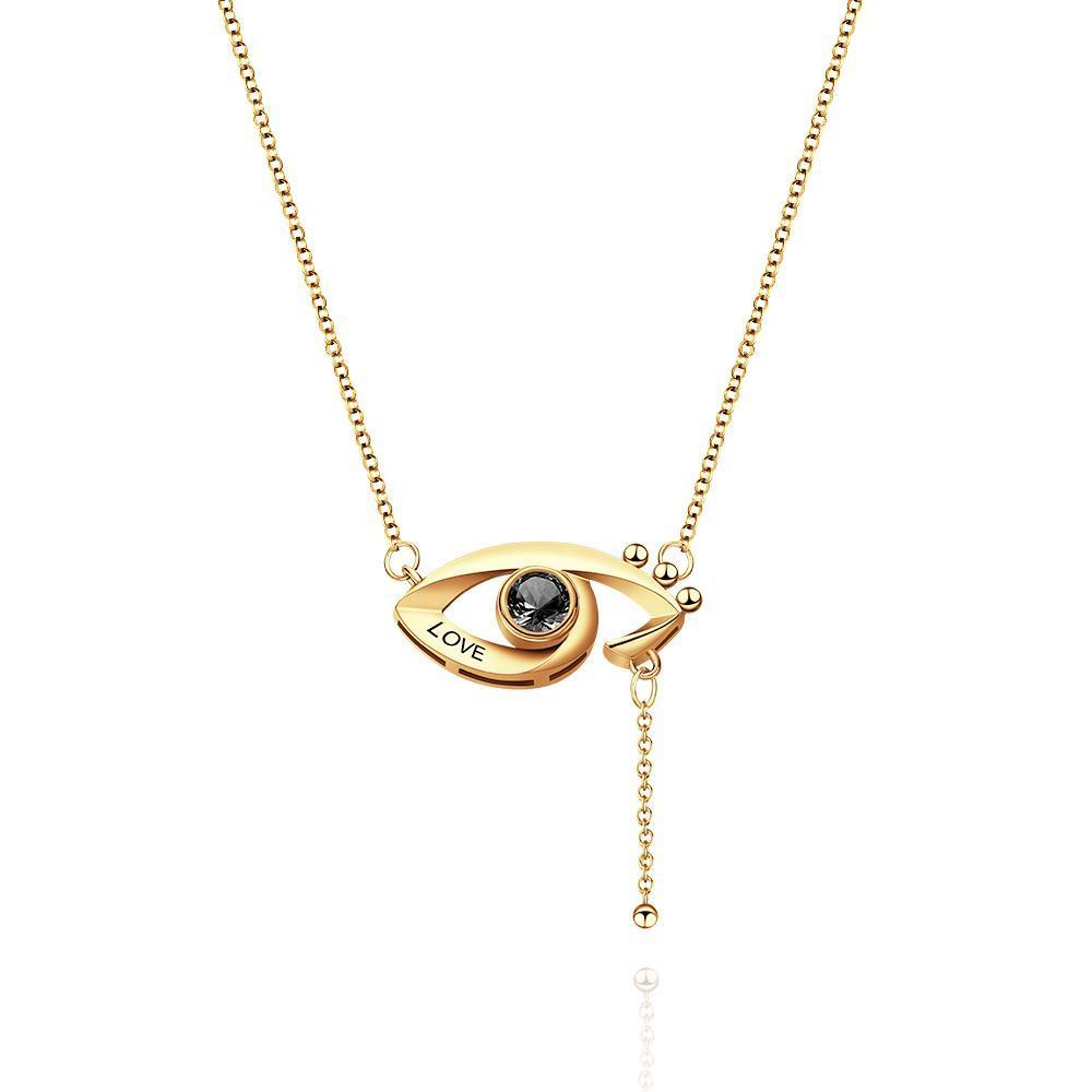 Collana Con Incisione Personalizzata Diamond Eye Regali Unici