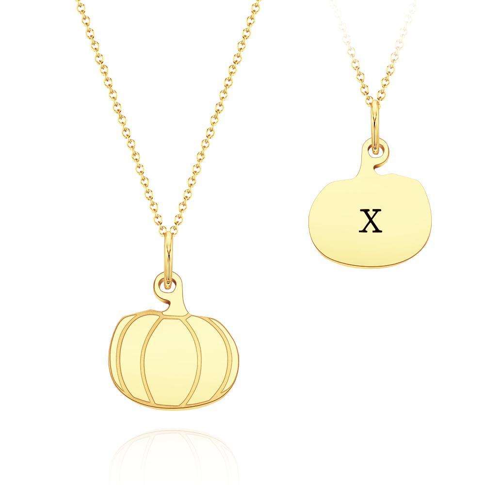 Collana Di Zucca Incisa Personalizzata Nome Scultura Personalizza Il Tuo Nome Per Il Suo Regalo