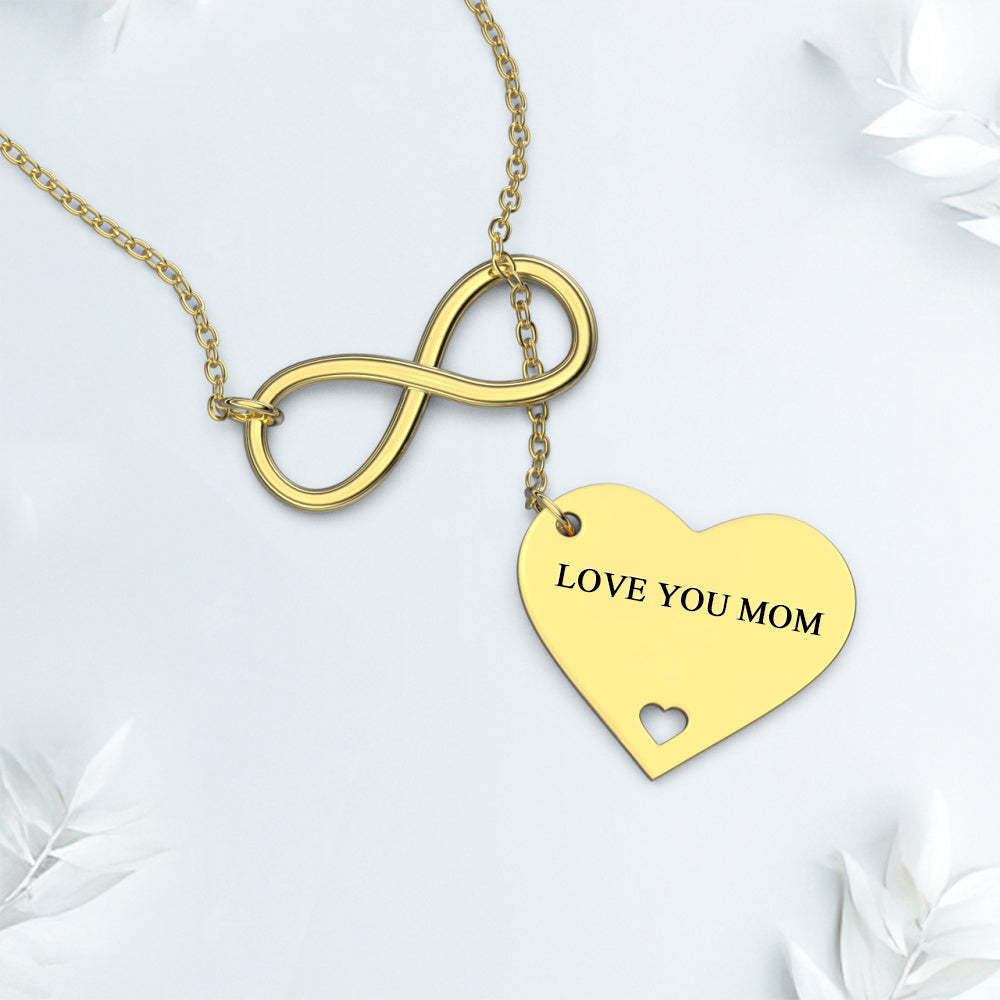 Collana Regalo Per La Festa Della Mamma Collana Con Incisione Personalizzata Per Lei - soufeelit