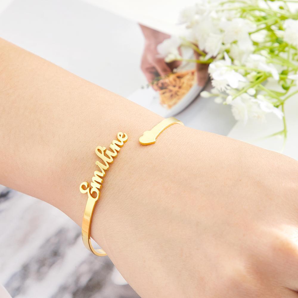 Bracciale inciso personalizzato Bracciale in acciaio inossidabile Regalo unico