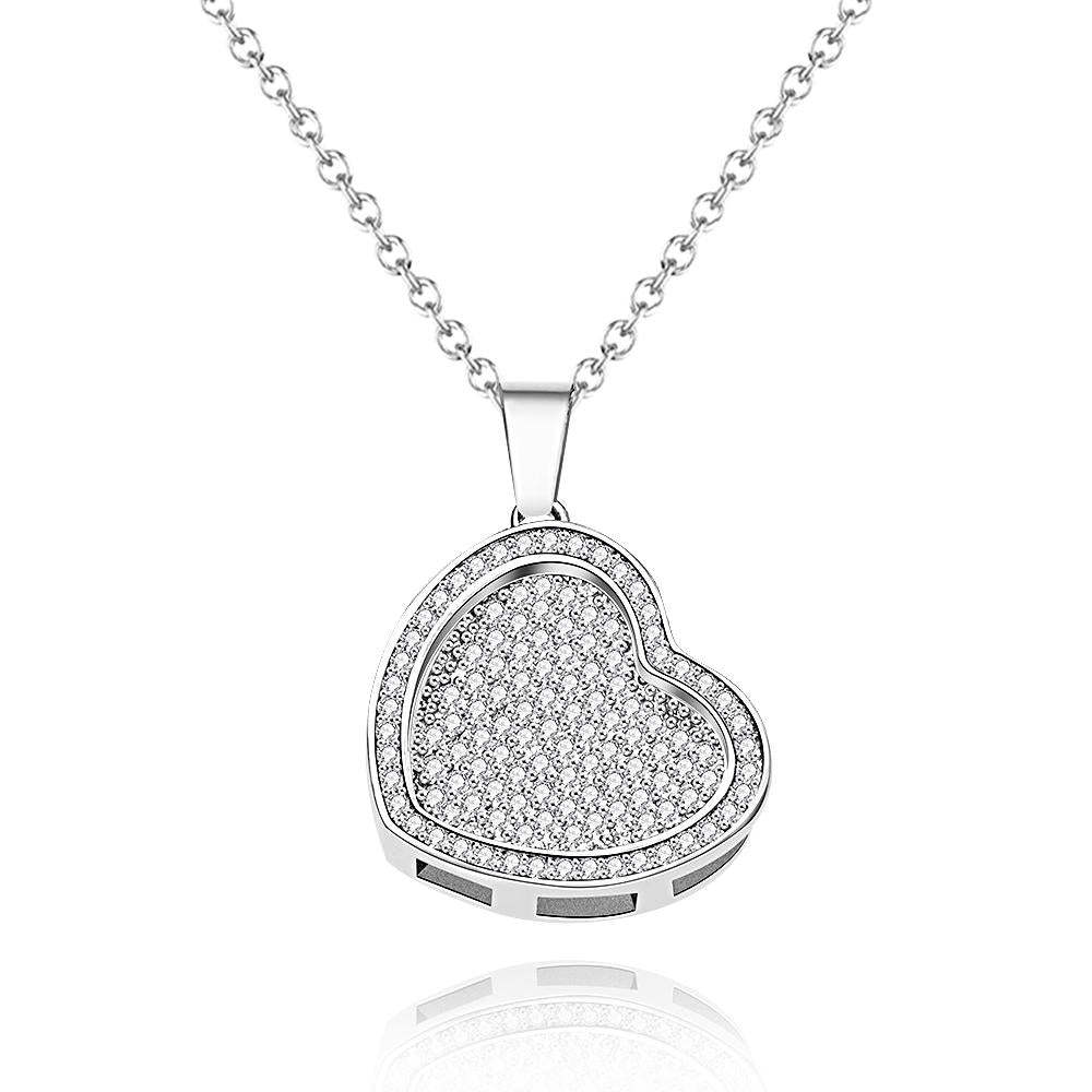 Collana Di Diamanti Con Testo Personalizzato Scorrevole Gioielli Da Donna Alla Moda Personalizzati - soufeelit