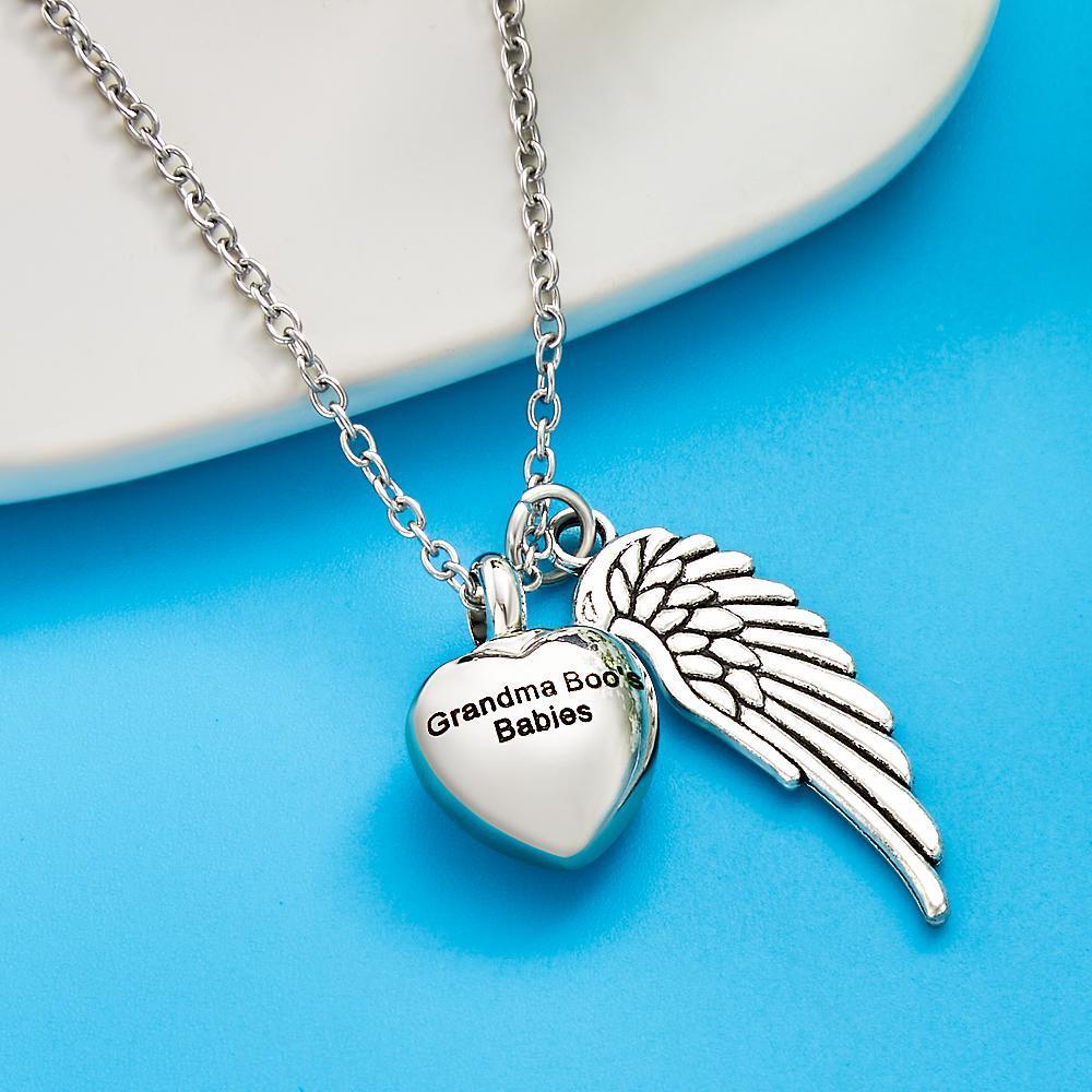Gioielli Commemorativi Della Collana Del Pendente Del Cuore Della Collana Con Incisione Personalizzata