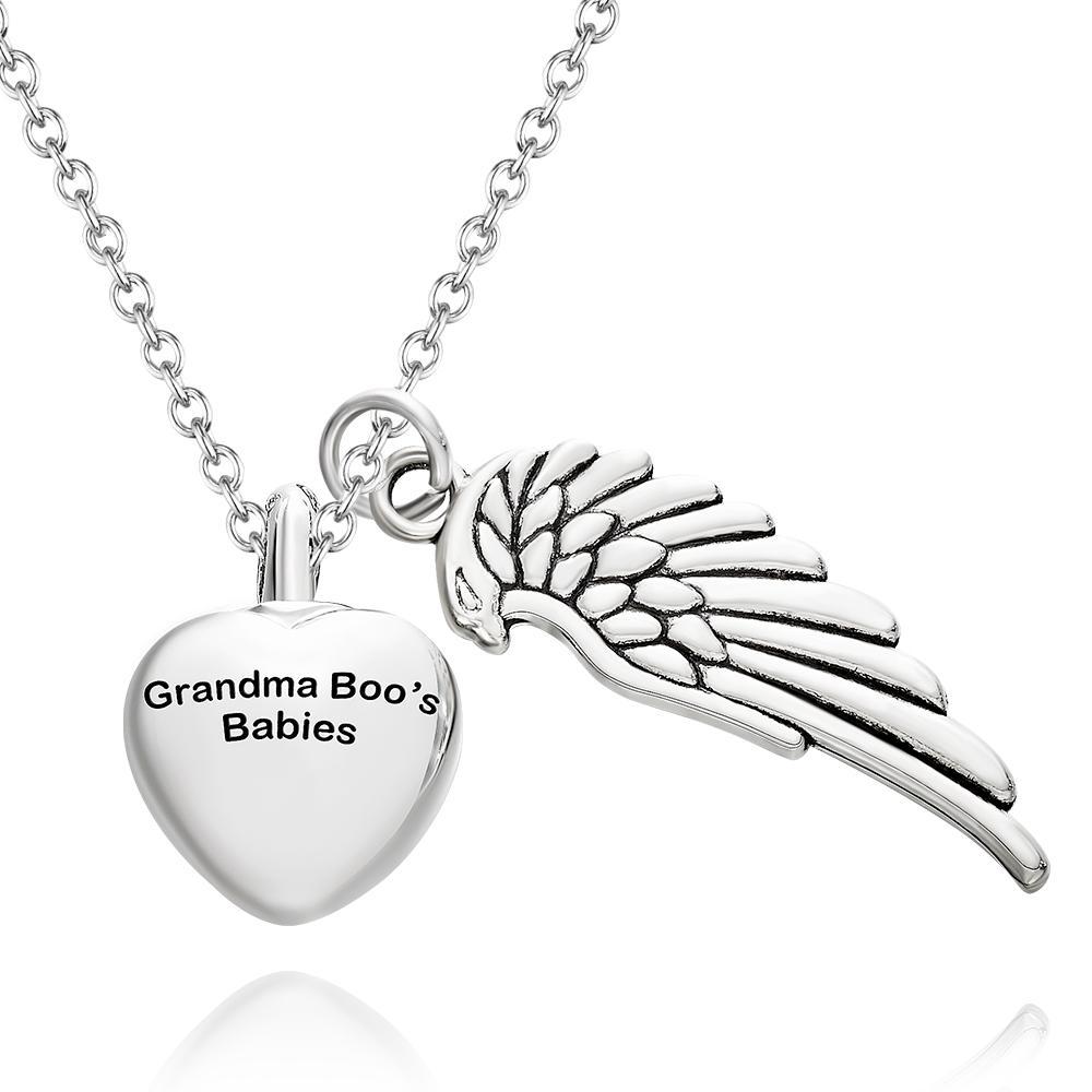 Gioielli Commemorativi Della Collana Del Pendente Del Cuore Della Collana Con Incisione Personalizzata