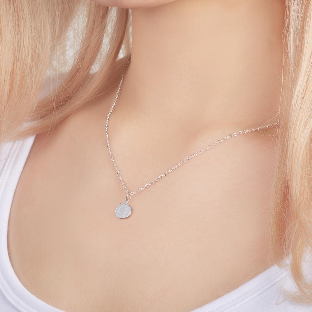 Collana Di Zucca Incisa Personalizzata Nome Scultura Personalizza Il Tuo Nome Per Il Suo Regalo