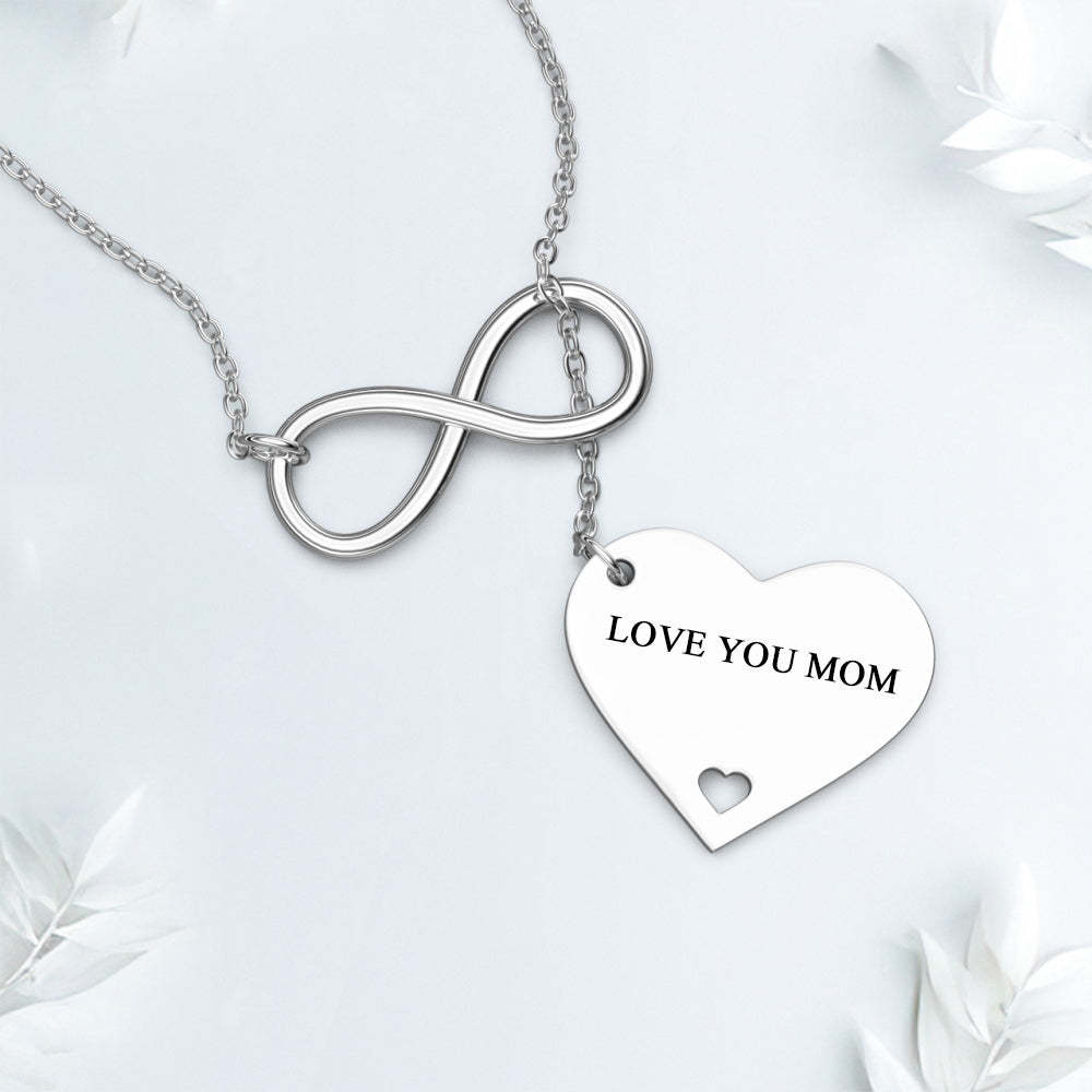 Collana Regalo Per La Festa Della Mamma Collana Con Incisione Personalizzata Per Lei - soufeelit