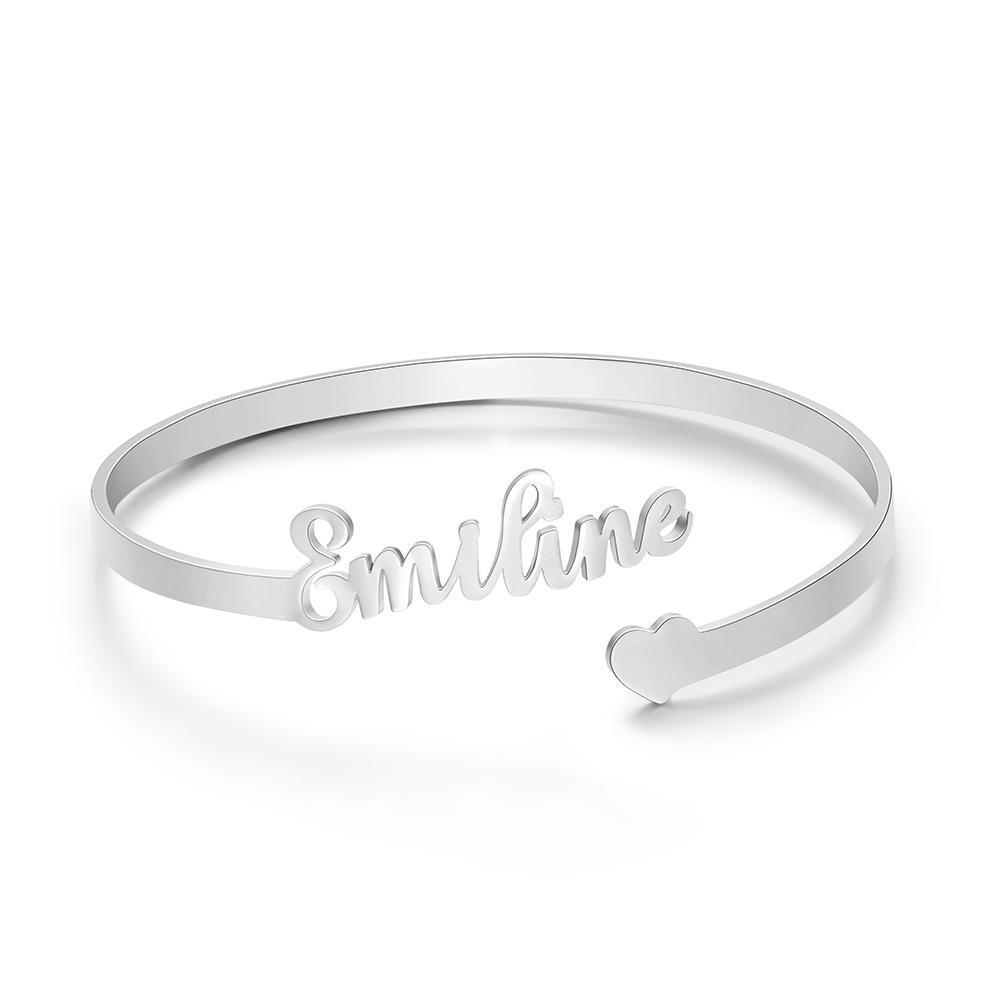 Bracciale inciso personalizzato Bracciale in acciaio inossidabile Regalo unico