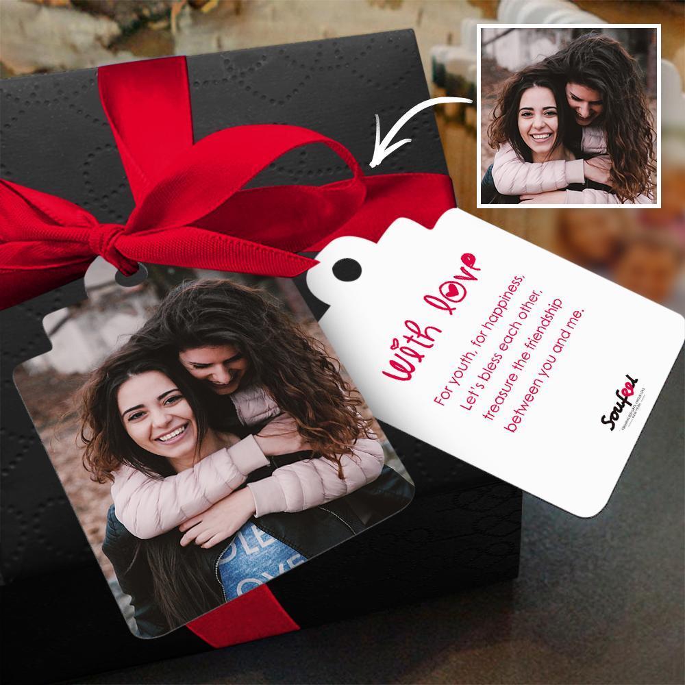 Carta Regalo Personalizzata Carta Fotografica Con Le Tue Belle Parole Per I Migliori Amici
