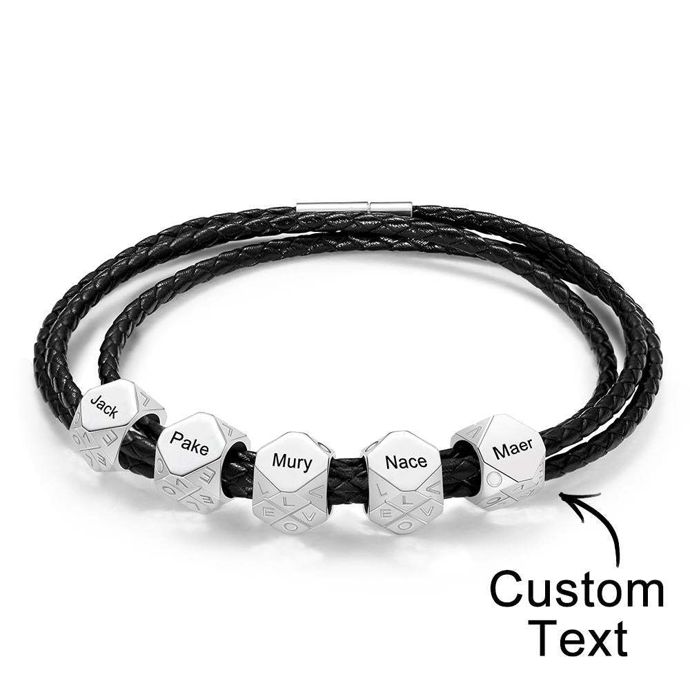 Bracciale Personalizzato Con Incisione Regalo Semplice E Versatile Per Lei