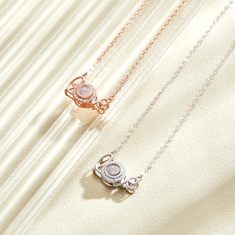 Collana Con Proiezione Di Foto D'amore Gioielli Con Immagini Di Charme Personalizzate Per Lei - soufeelit