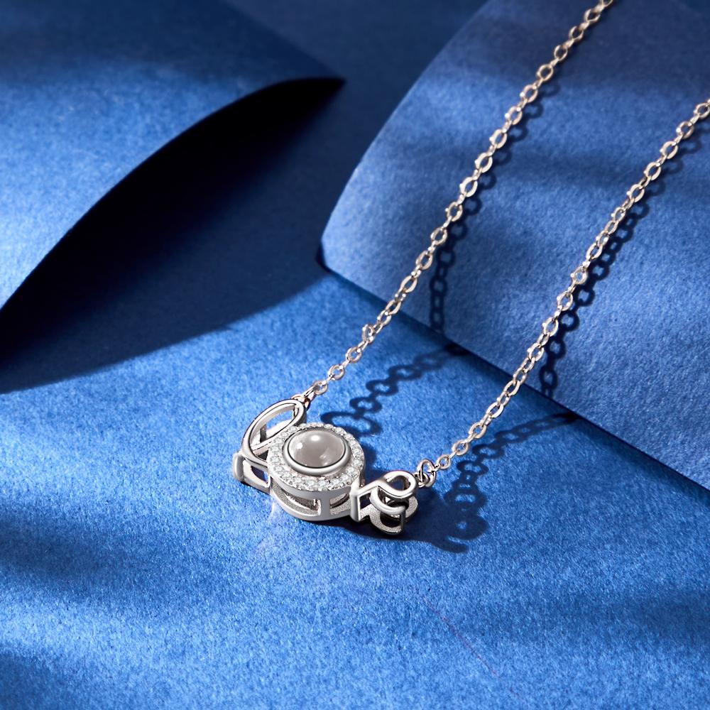 Collana Con Proiezione Di Foto D'amore Gioielli Con Immagini Di Charme Personalizzate Per Lei - soufeelit