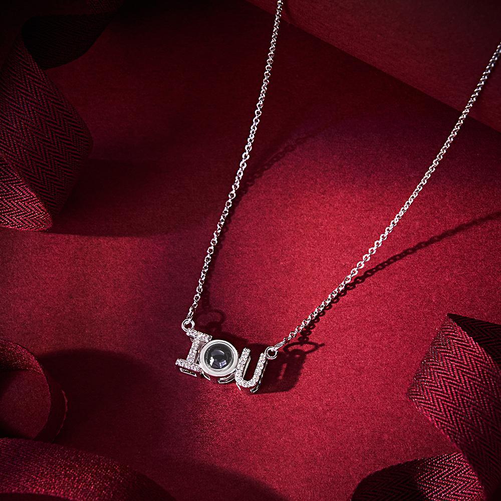 Collana Di Proiezione Personalizzata I Love U Regali Romantici Per Coppie Commemorative - soufeelit