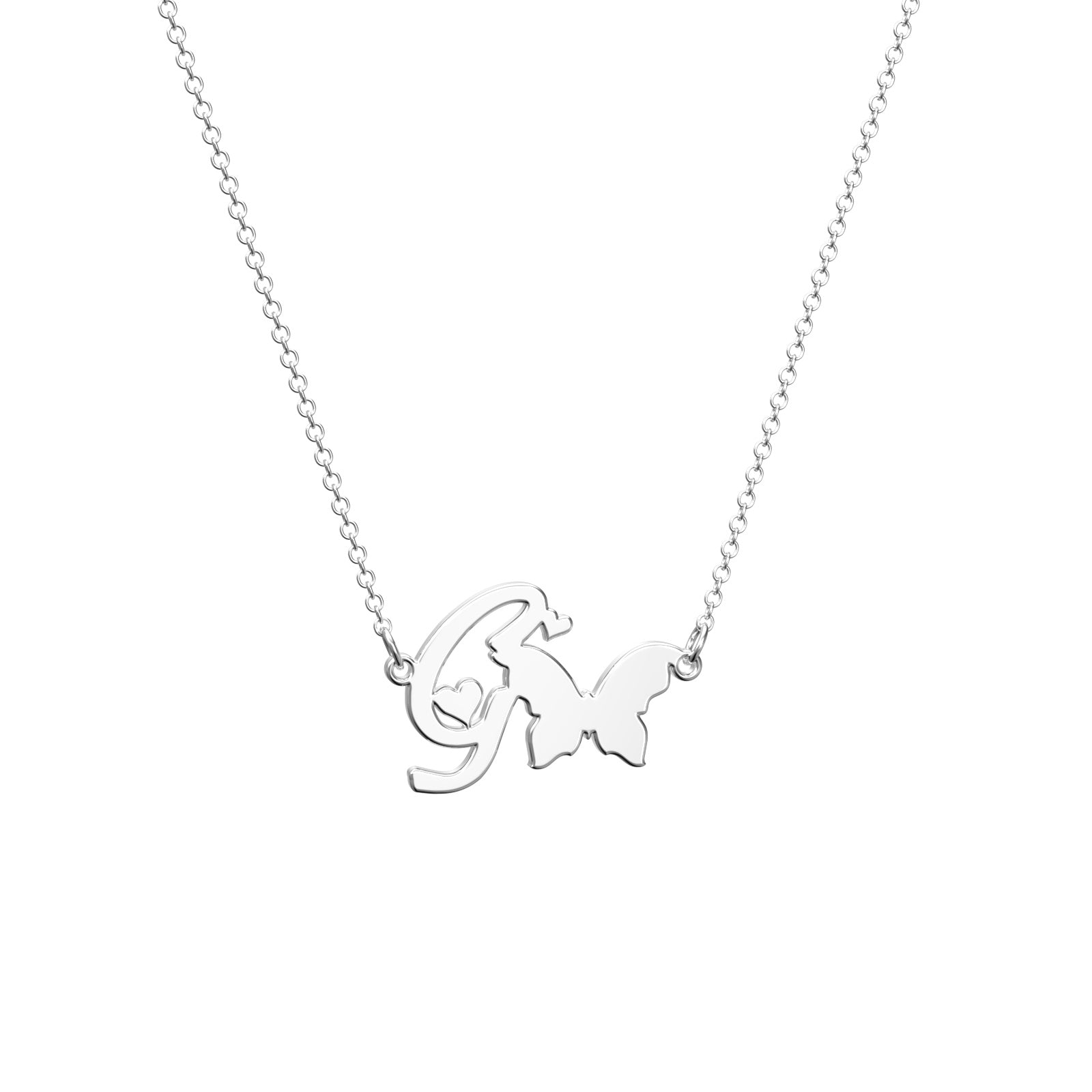 Collana Personalizzata Collana Donna Regalo, Collana Personalizzata Con Una Farfalla - soufeelit