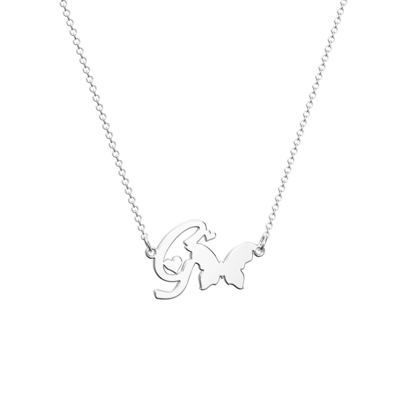 Collana Personalizzata Collana Donna Regalo, Collana Personalizzata Con Una Farfalla - soufeelit