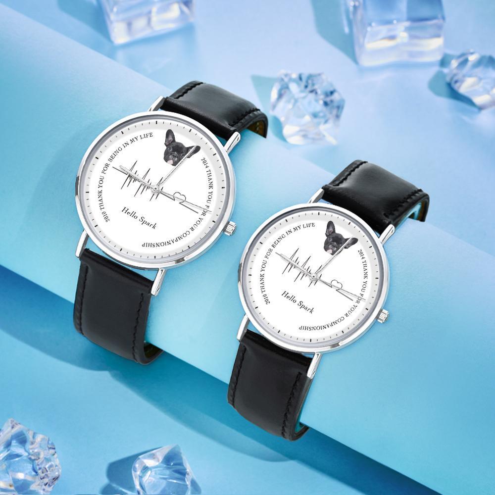 Orologio Personalizzato All'indietro Orologio Indietro Nel Tempo Orologio Commemorativo Per Animali Domestici Regalo Per Gli Amanti Degli Animali Domestici