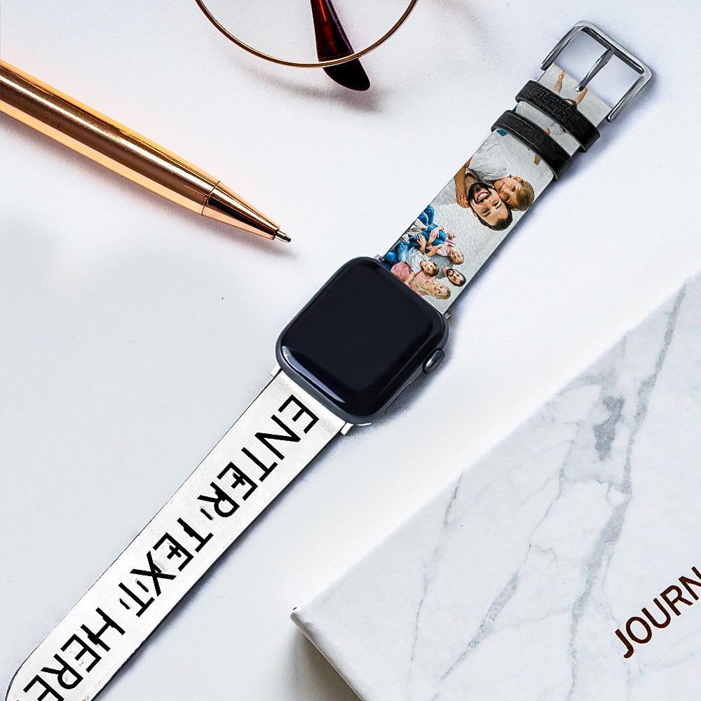 Cinturino Personalizzato Con Foto E Incisione Regali Personalizzati Con Più Immagini Per Lui