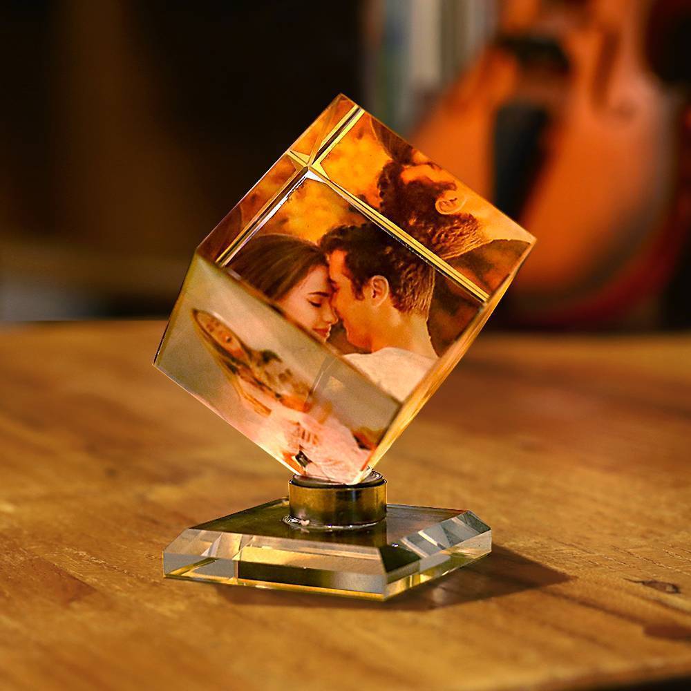 Cornice Per Foto Personalizzata Crystal Rubic's Cube Souvenir Gift 50mm