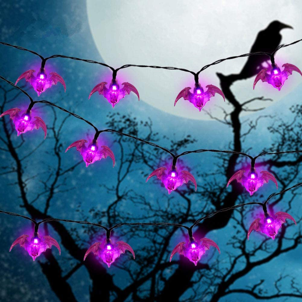 Luci Decorative Per Corde Di Halloween Con 30 Luci Per Decorazioni Esterne Per Interni Per Feste A Tema Di Halloween - soufeelit