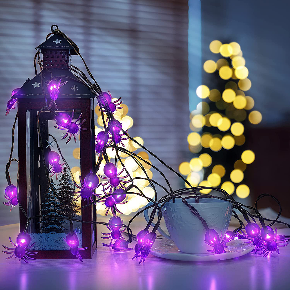 Luci Decorative Per Corde Di Halloween Con 30 Luci Per Decorazioni Esterne Per Interni Per Feste A Tema Di Halloween - soufeelit