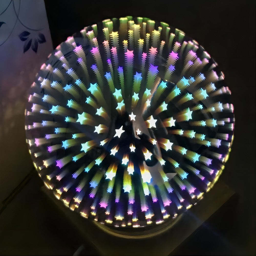 3d Firework Night Light Proiettore Lampada Magic Crystal Glass Ball Light - soufeelit