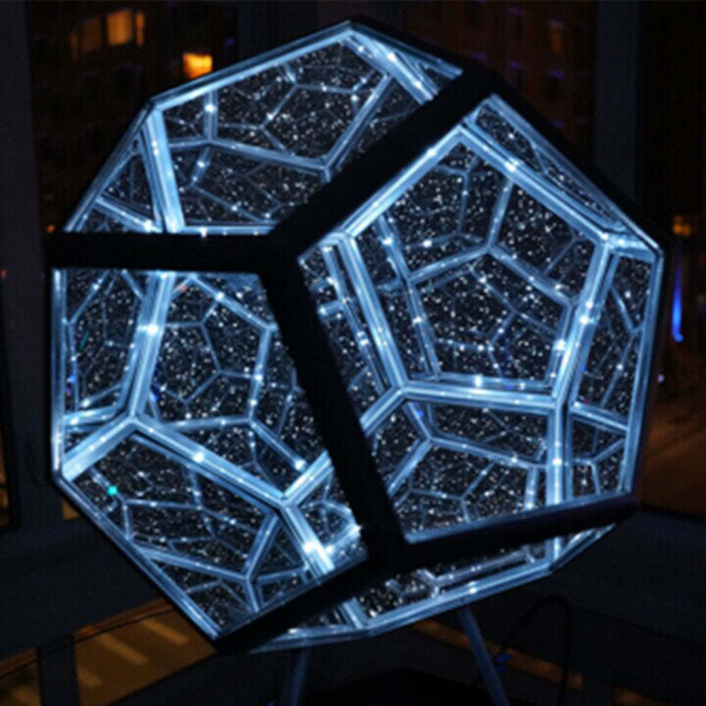 Infinito Dodecaedro Luce Colore Creativo Arte Luce Notturna Decorazioni Per La Casa Regali - soufeelit