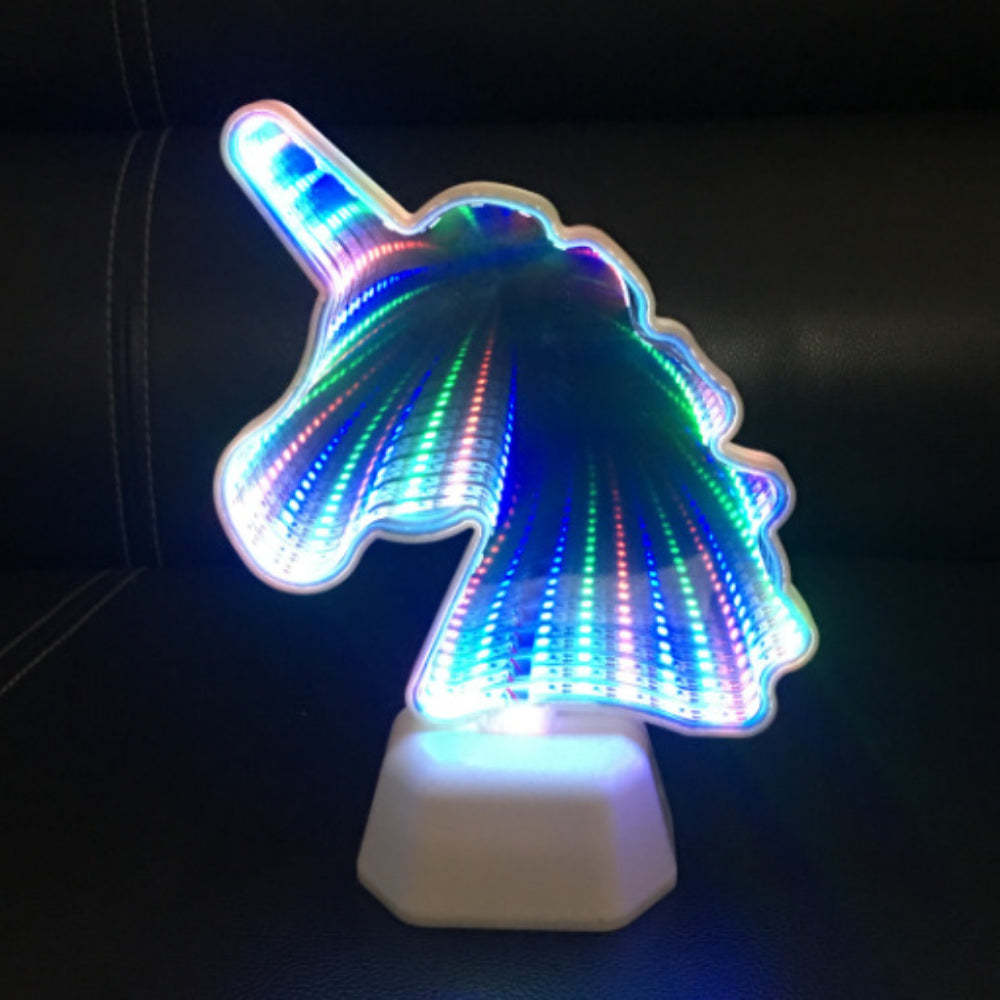 Infinity Mirror Tunnel Light Led Night Light 3d Mirror Light Home Decor Regali - soufeelit