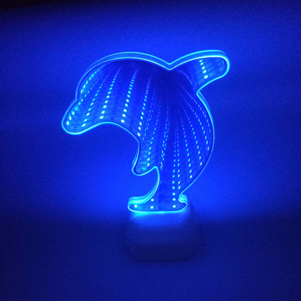 Infinity Mirror Tunnel Light Led Night Light 3d Mirror Light Home Decor Regali - soufeelit