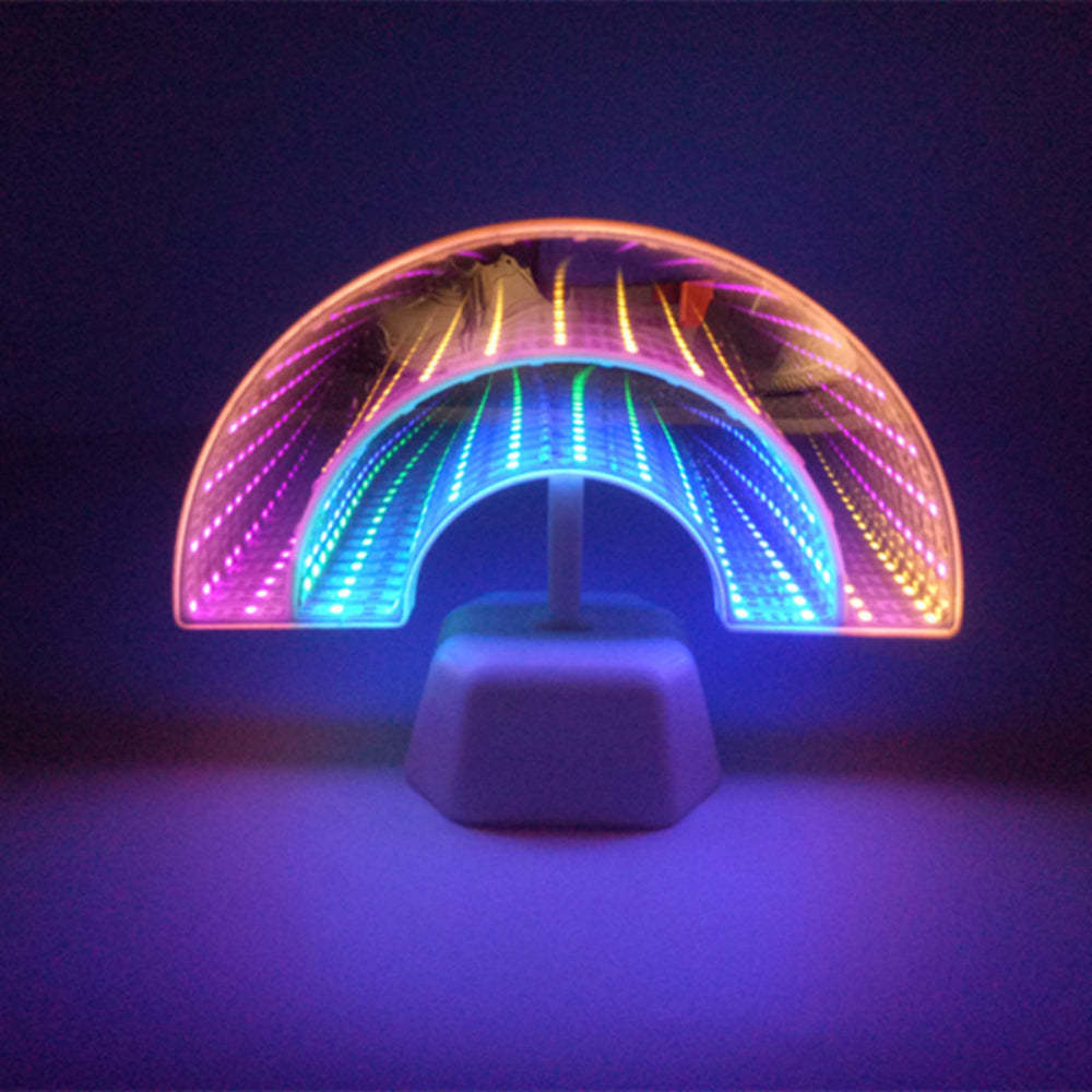 Infinity Mirror Tunnel Light Led Night Light 3d Mirror Light Home Decor Regali - soufeelit