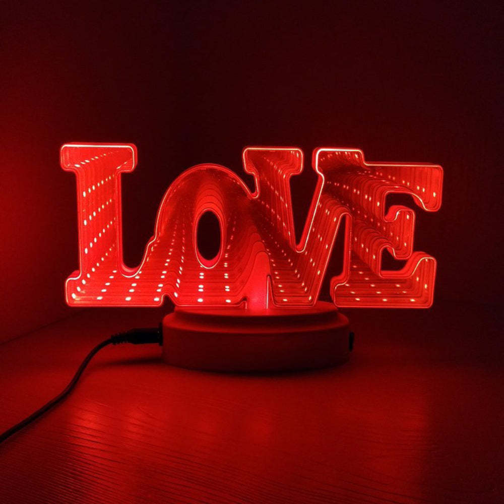 Infinity Mirror Tunnel Light Led Night Light 3d Mirror Light Home Decor Regali - soufeelit