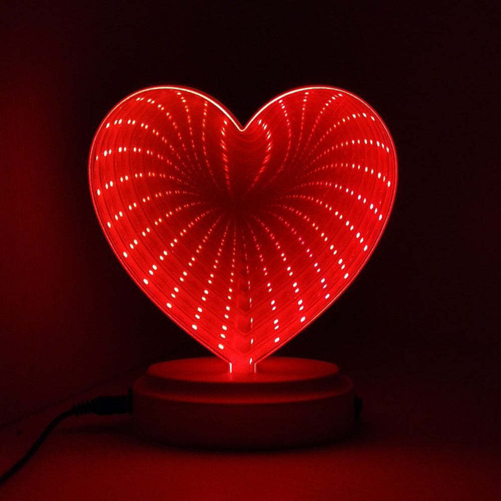 Infinity Mirror Tunnel Light Led Night Light 3d Mirror Light Home Decor Regali - soufeelit