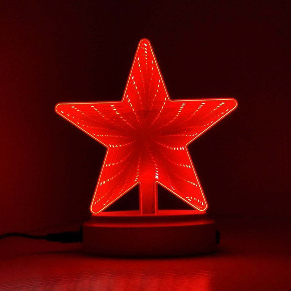 Infinity Mirror Tunnel Light Led Night Light 3d Mirror Light Home Decor Regali - soufeelit