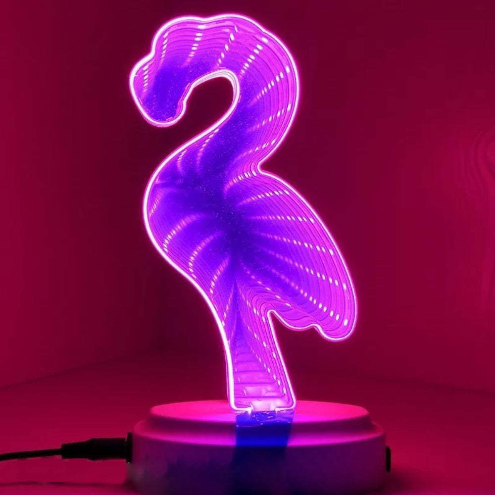 Infinity Mirror Tunnel Light Led Night Light 3d Mirror Light Home Decor Regali - soufeelit