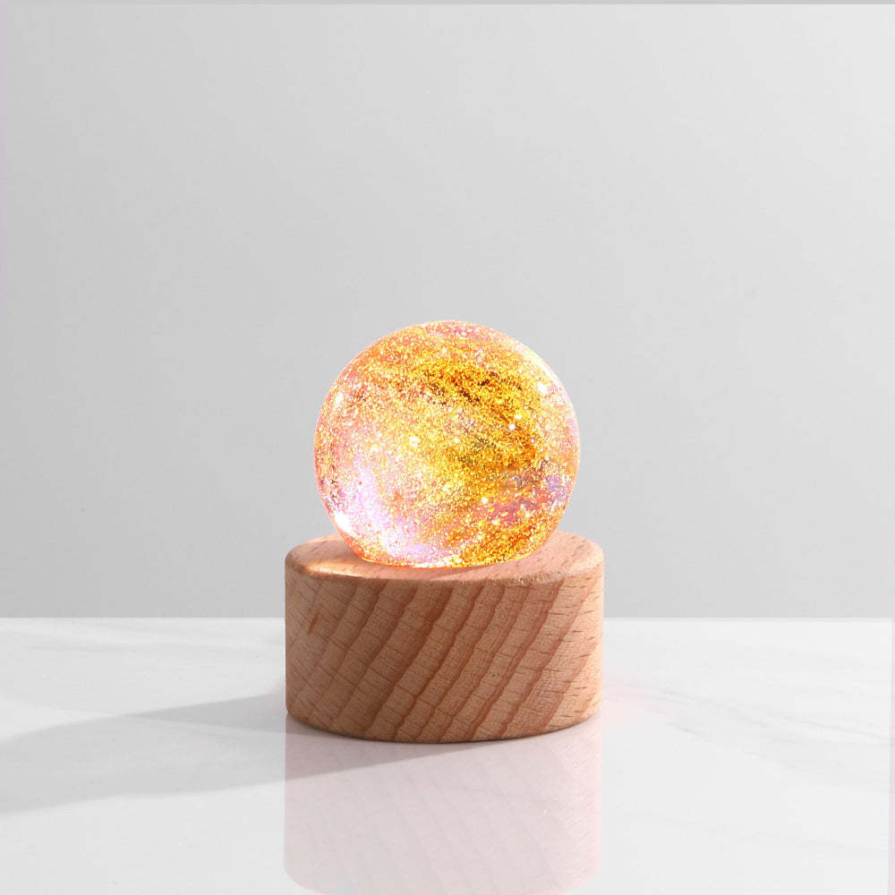 Regali Di Decorazioni Per La Casa Con Luce Notturna In Cristallo Con Lampada Pianeta Stellato Cosmico - soufeelit