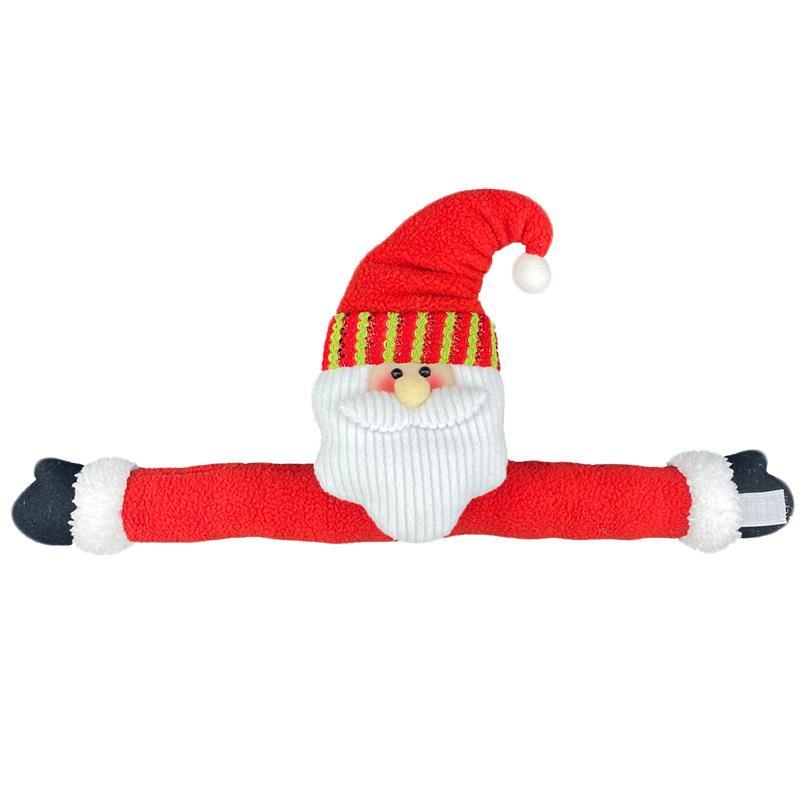 Decorazioni Per Finestre Con Babbo Natale E Pupazzo Di Neve Con Bambola Con Fibbia Per Tende Di Natale