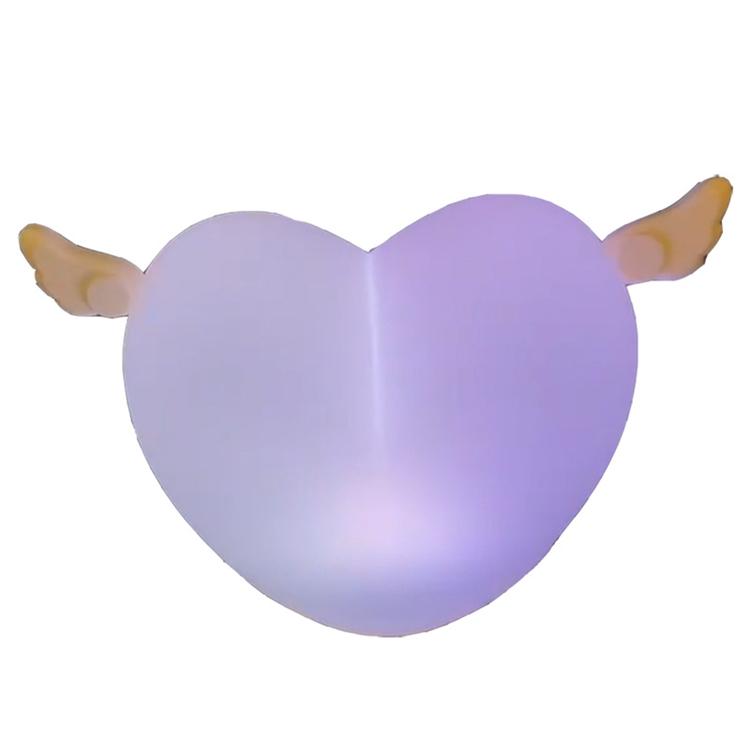 Creativo Colorato Cuore Luce Notturna Cuore Accarezzando La Lampada Camera Da Letto DdecorationLampada Personalizzata