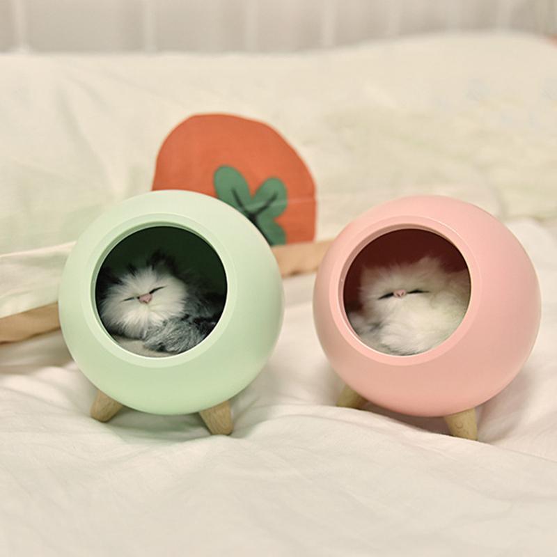 Creative Kitten Pet House Night Light Touch Lampada Regolabile Decorazione Della CasaLampada Personalizzata