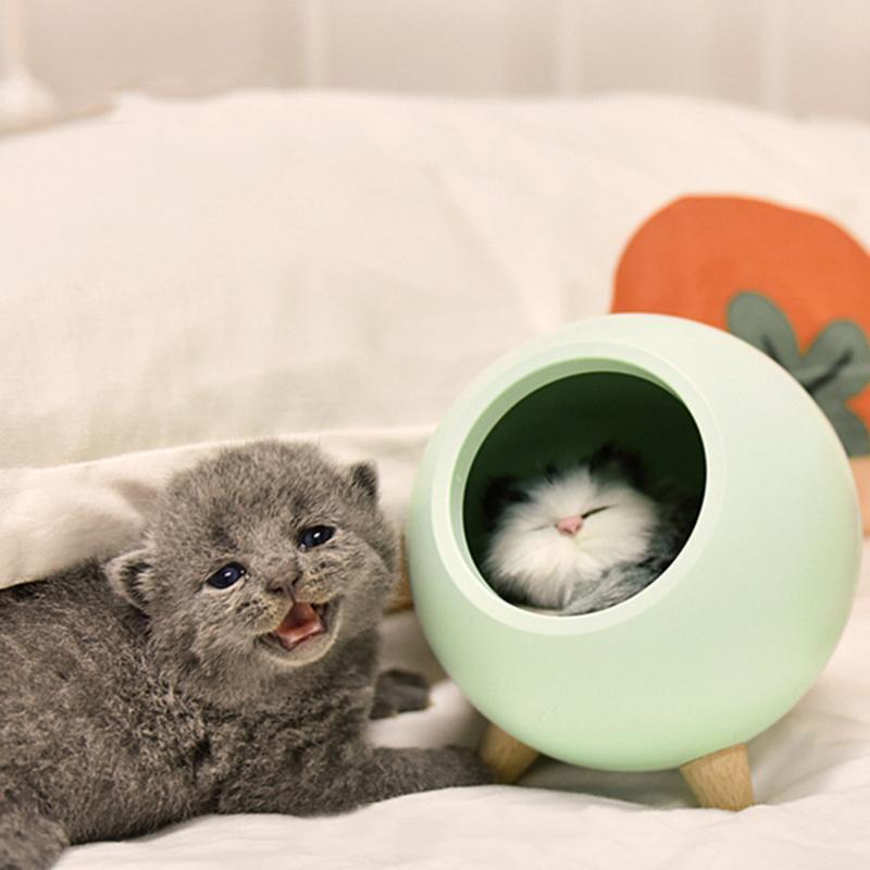 Creative Kitten Pet House Night Light Touch Lampada Regolabile Decorazione Della CasaLampada Personalizzata