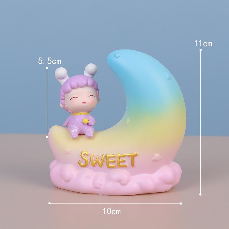 Dolce Sogno Lampada Bella Luna Camera Da Letto Decorazione Del Desktop Regalo Di Compleanno CreativoLampada Personalizzata