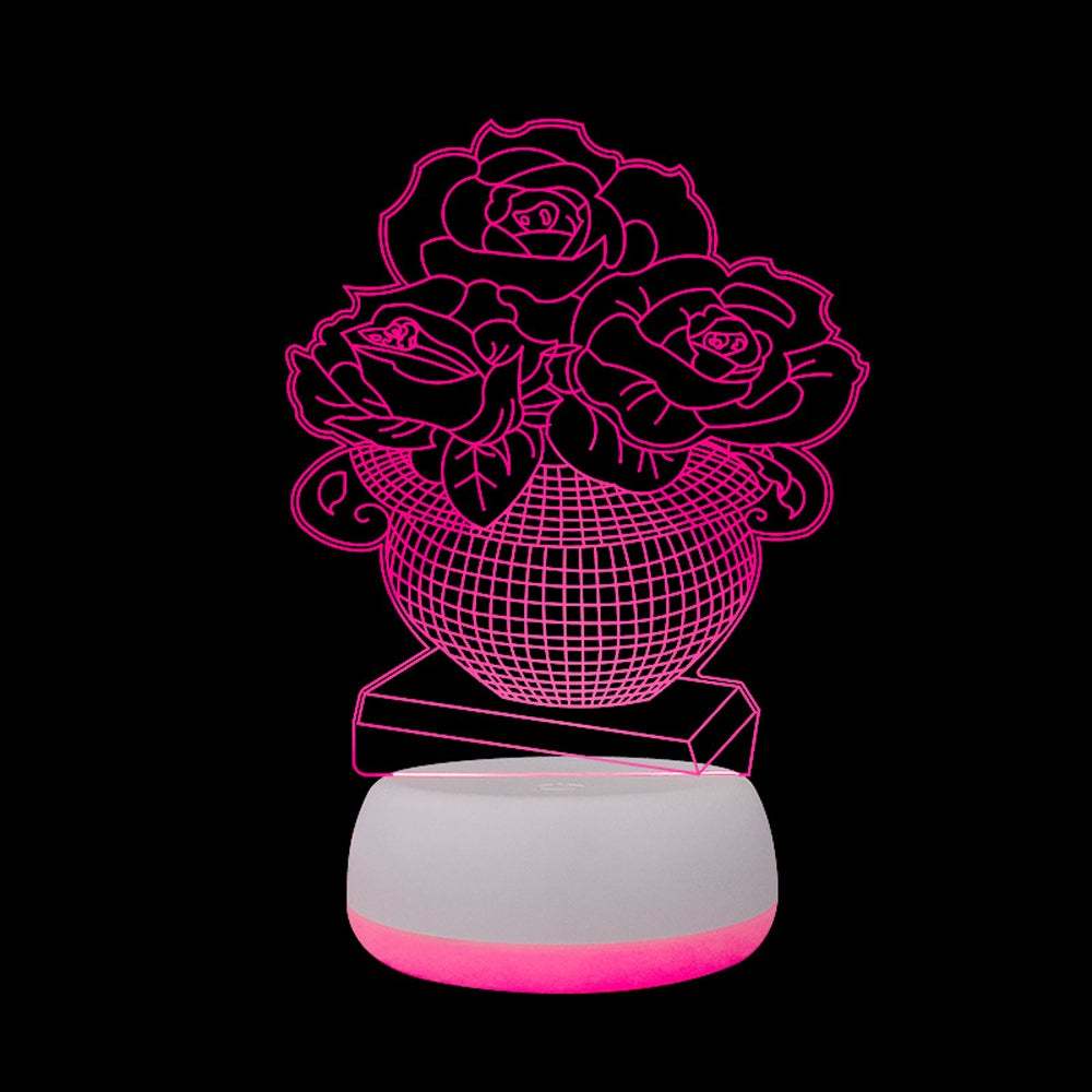 Regali Di Compleanno Con Luce Notturna A Led 3d A Forma Di Cuore Per La MammaLampada Personalizzata