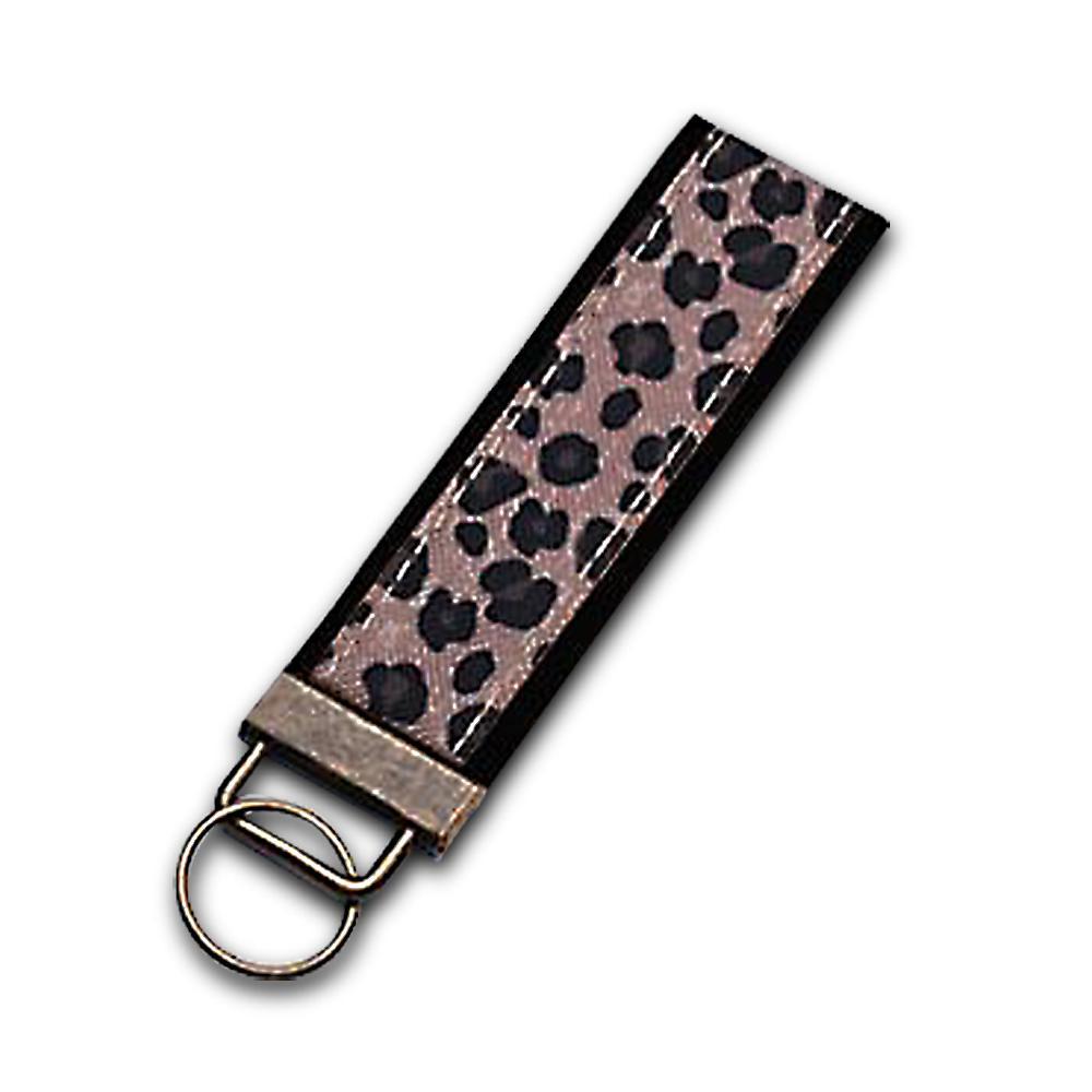 Cinturino Da Polso Alla Moda Con Portachiavi Da Polso Con Stampa Leopardata Per Donna - soufeelit