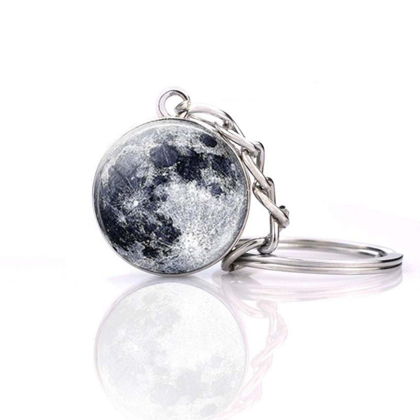 Portachiavi A Forma Di Pianeta Del Sistema Solare Portachiavi Con Sfera Di Vetro Che Si Illumina Al Buio - soufeelit