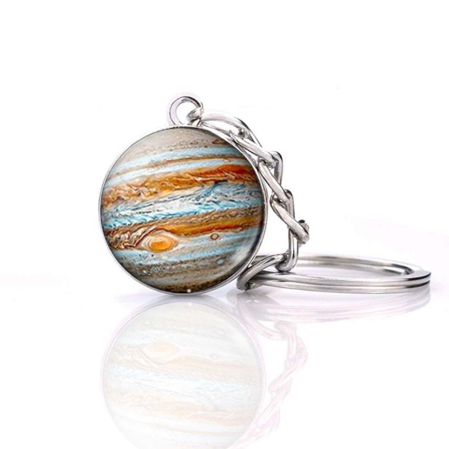 Portachiavi A Forma Di Pianeta Del Sistema Solare Portachiavi Con Sfera Di Vetro Che Si Illumina Al Buio - soufeelit