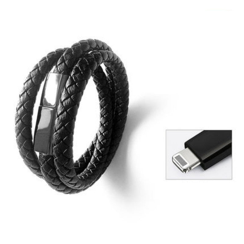 Cavo Usb Bracciale Cavo Dati Telefono Cellulare Ricarica Bracciali Intrecciati - soufeelit