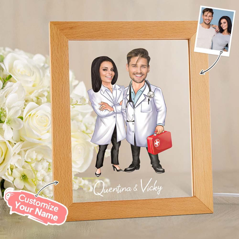 Nome Personalizzato E Foto Led Night Light Lampada Acrilica Personalizzata Sette Colori - soufeelitLampada Personalizzata