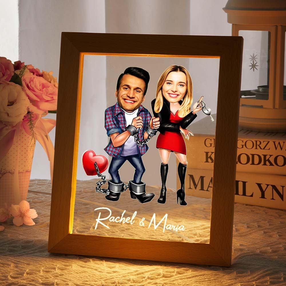 Lampada Acrilica Personalizzata Nome Personalizzato E Foto Luce Notturna Sette Colori - soufeelitLampada Personalizzata