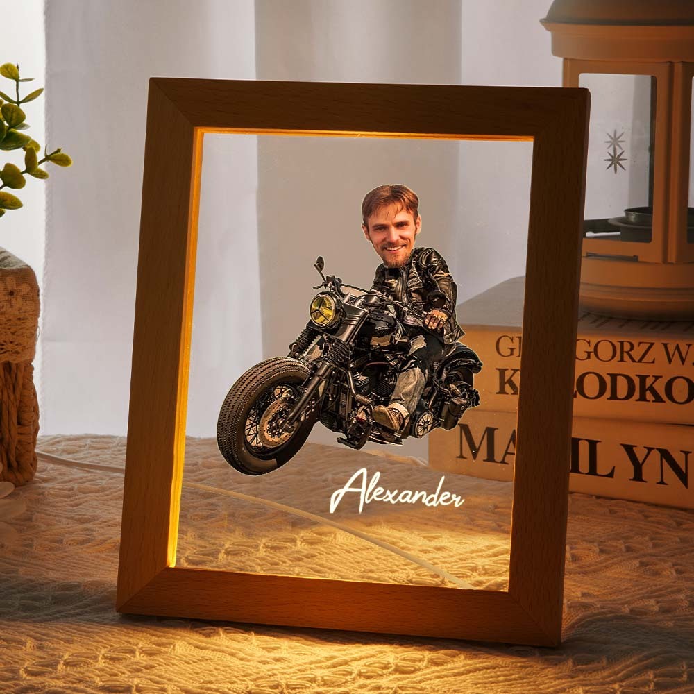 Nome Personalizzato E Foto Lampada A Led In Acrilico Sette Colori Regalo Divertente Per Lui - soufeelitLampada Personalizzata