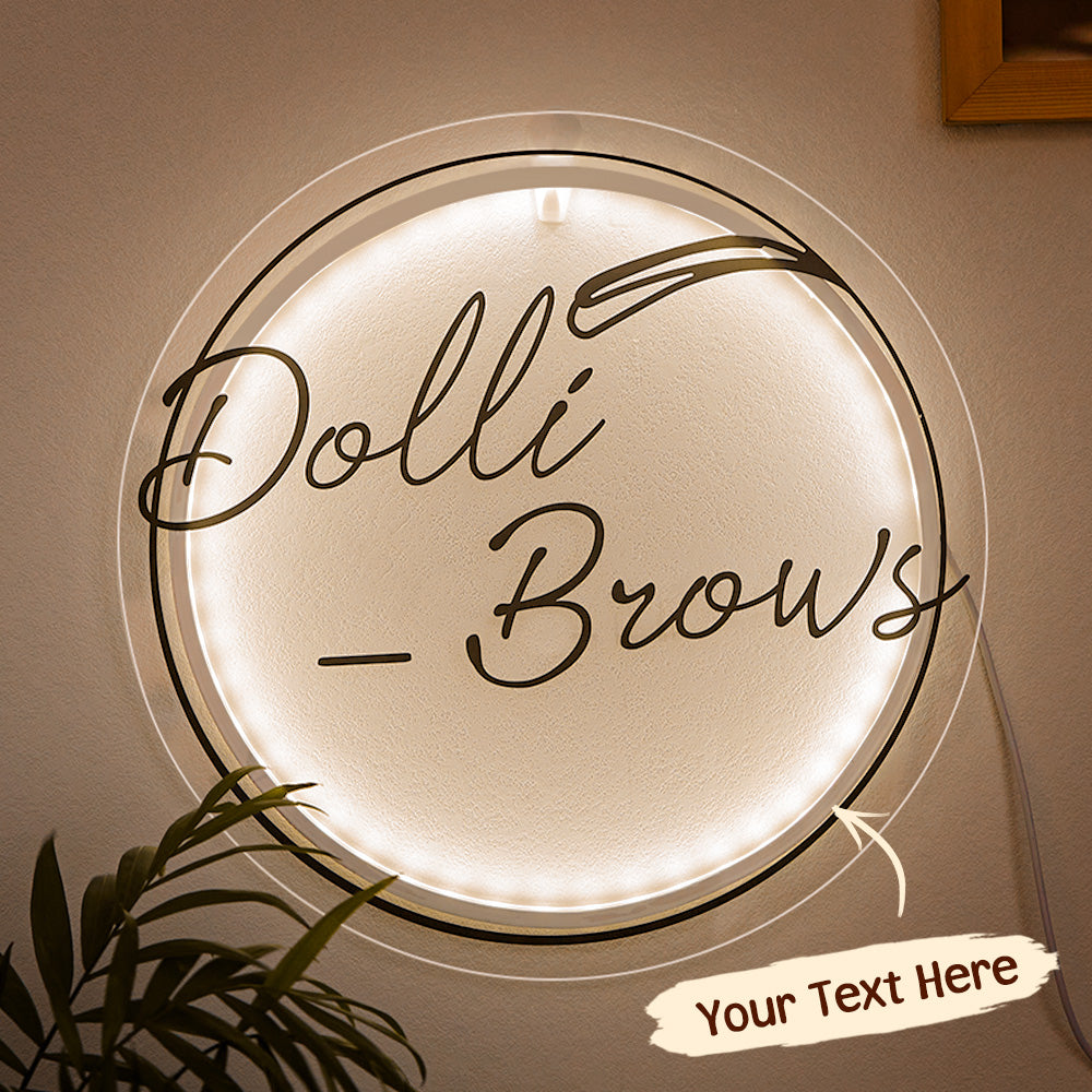 Regali Per La Casa Rotondi In Acrilico Con Luce Notturna Con Incisione Personalizzata - soufeelitLampada Personalizzata
