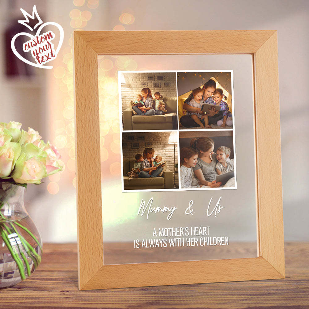 Foto Personalizzate Lampada In Acrilico Regalo Per La Mamma - soufeelit -Lampada Personalizzata