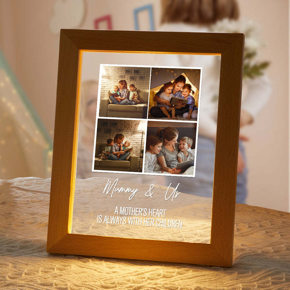 Foto Personalizzate Lampada In Acrilico Regalo Per La Mamma - soufeelit -Lampada Personalizzata