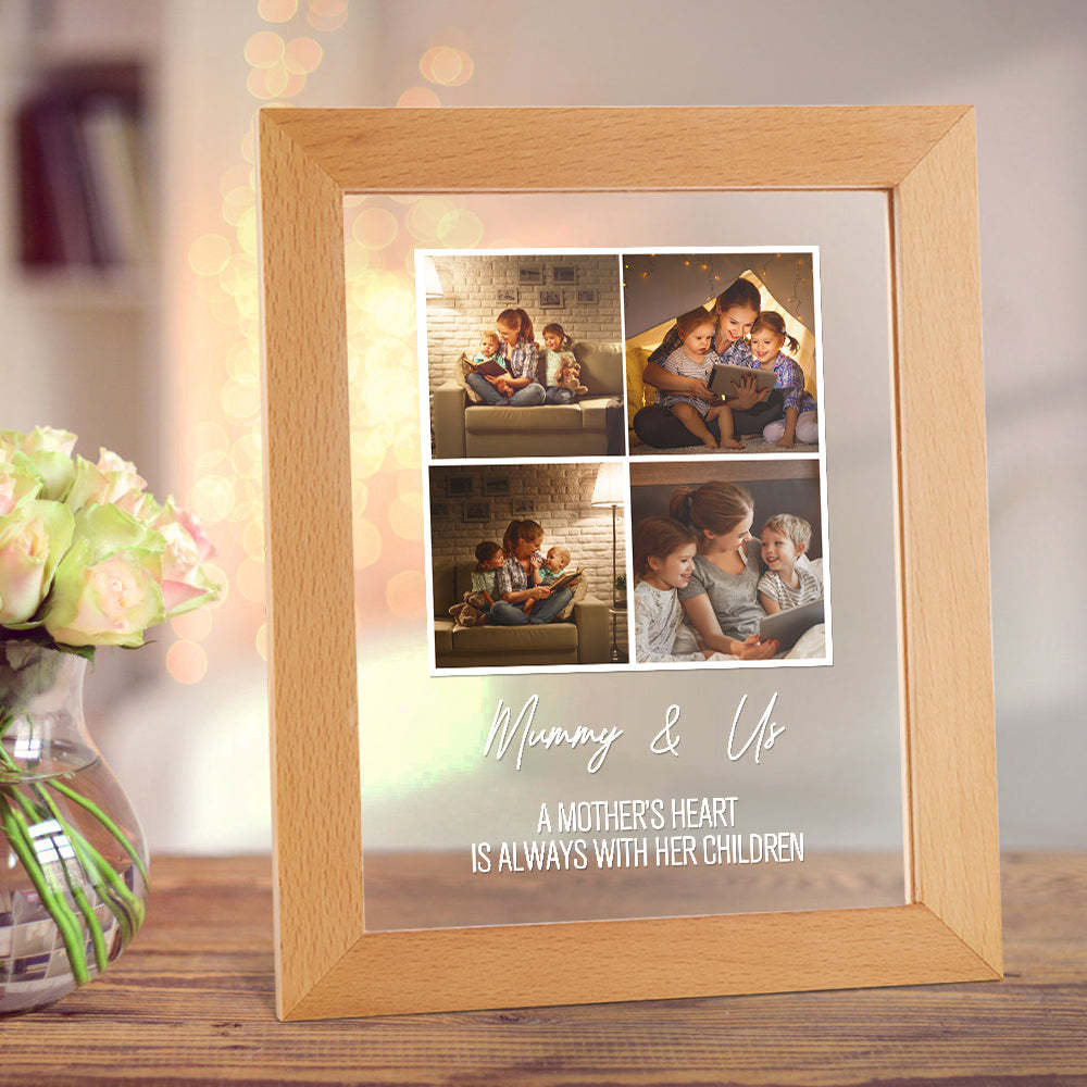 Foto Personalizzate Lampada In Acrilico Regalo Per La Mamma - soufeelit -Lampada Personalizzata